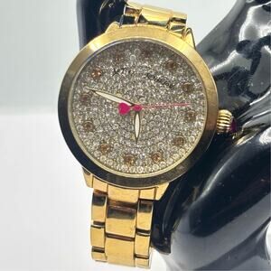 Gold Betsy Johnson Watch